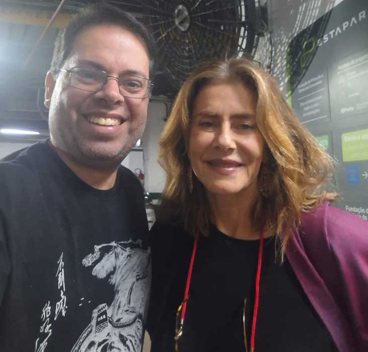 Carlos Abreu e Maitê Proença na Estreia VIP de 