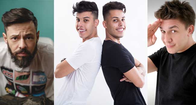 Nando Viana (CaioBraga)/Willou e Watson(Divulgação)/Oscar Filho (WesleyAlisson)