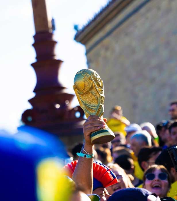 Jon Vlogs com o Copathon na Copa do Mundo da FIFA 2026 (Foto: Divulgação)