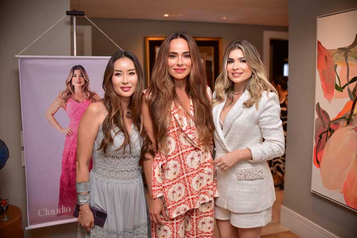 Adriana Ji, Cássia Linhares e Claudia Melo (Foto: Anael Rocha)