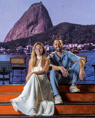Almoço no Roxy - Camilla Marotti e Gui Valença (Foto: Tomas Rangel)