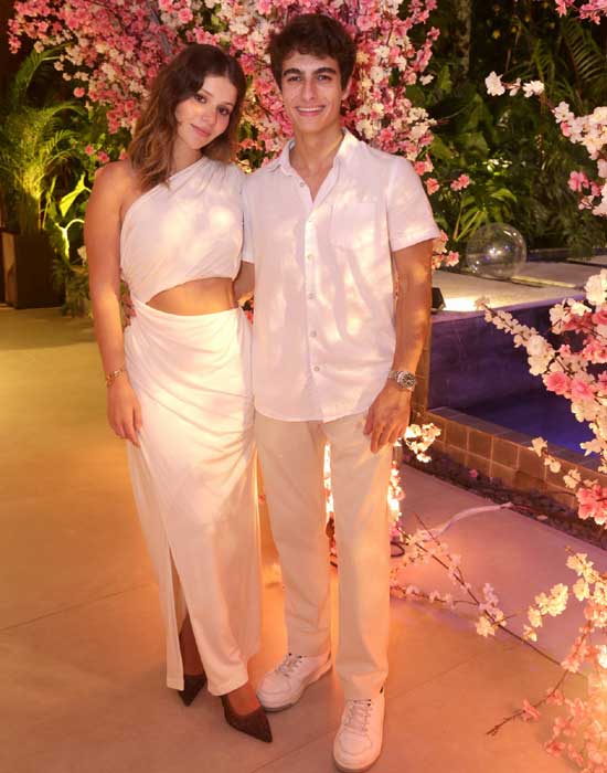 Ana Luiza Davies (86 mil Instagram) e Lucas Burgatti (4,3 milhões Instagram) (Foto: Vera Donato)