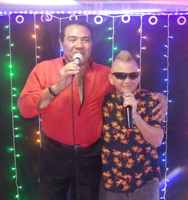 Duda das Bofinhas e o cantor e apresentador Nonato (GSVIP)