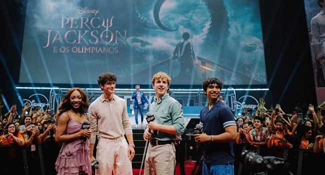 Percy Jackson e os Olimpianos - CCXP 2025 (Foto: Luiza Sesé)