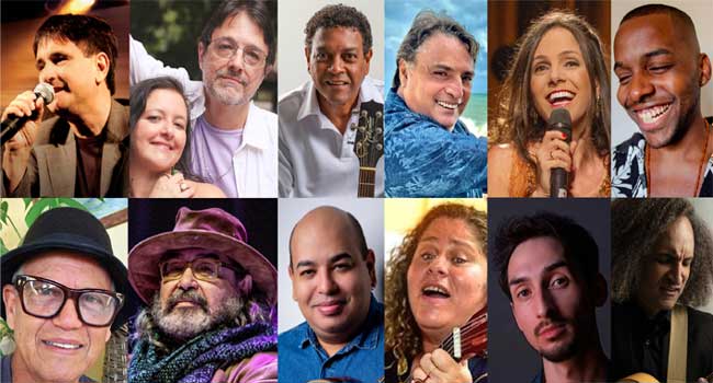 Byafra, Projeto Caleidoscópio, Chiko Queiroga, Paulo Façanha, Natália Boere, Gabriel Vale, Luiz Guima, Marco Guahyba, Fábio Lima, Giovanna Farias, Guto Collina e Lander Andrade (Divulgação)