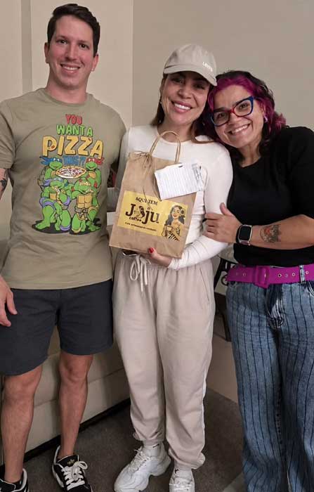 Murilo Geremias, Naiara Azevedo e Gabriela Martins (Divulgação)