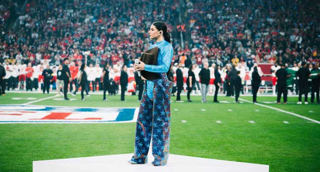 Ana Castela no NFL (Foto: @felipefrancoftg)