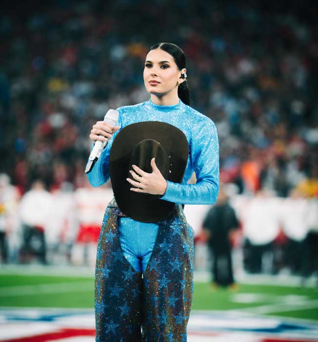 Ana Castela no NFL (Foto: @felipefrancoftg)