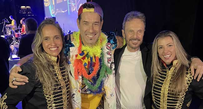 Priscilla Couto, Daniel Del Sarto, Paulo Massadas e Roberta Cipriani na Festa Ploc (Foto: Diego Mendes)