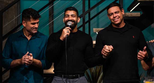 Andriws Moraes, Dilsinho e Igor Faria (GH Music) (Foto: Chistofer Pixinine)