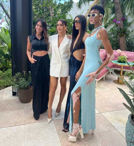 Antonella Messi, Camila Coelho, Isabela Grutman, Winnie Harlow (Divulgação)