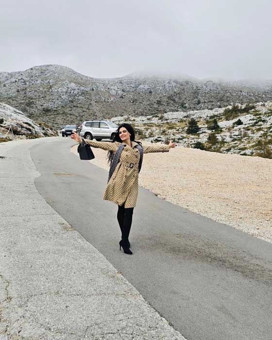 Priscila Latoia na Croácia (Divulgação)