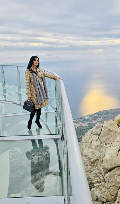 Priscila Latoia na Croácia (Divulgação)