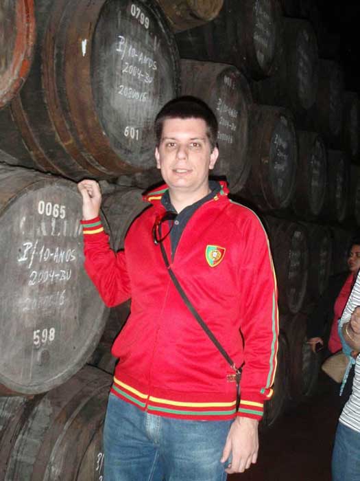 Porto - Diogo Zimmermann em Portugal (Foto: Acervo Pessoal)