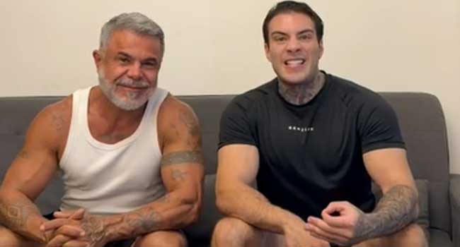 Rafa Marttinz e o avô (Divulgação)