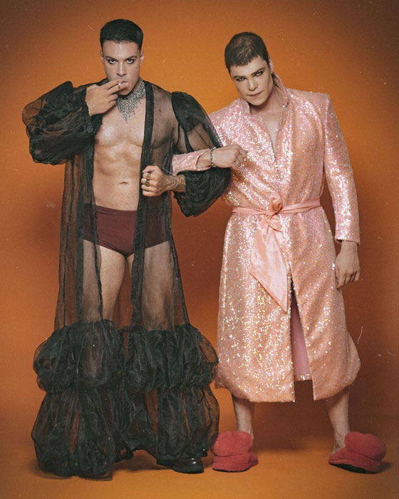 Rafa Marttinz e Tadalafellas recriam Brad Pitt para Privacy (Foto: Privacy)