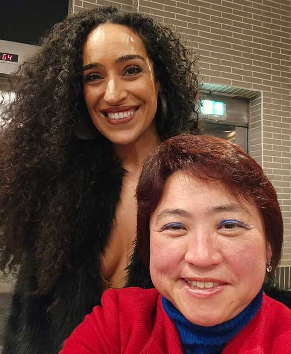 Aline de Luna e Susan Sasaki - Djavan - O Musical Vidas Pra Contar (Arquivo PessoalSusan Sasaki)