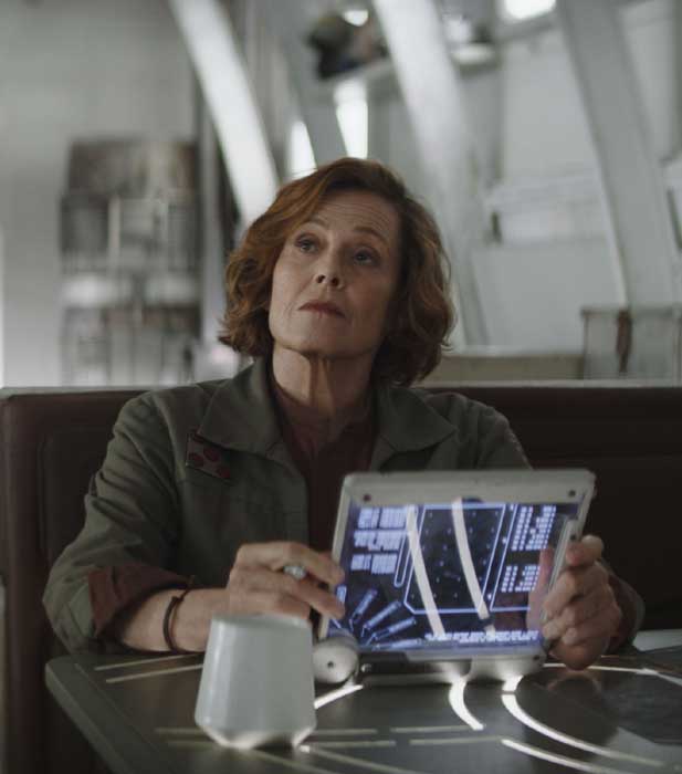 Sigourney Weaverf - 'O Mandaloriano e Grogu', da Star Wars (Divulgação)