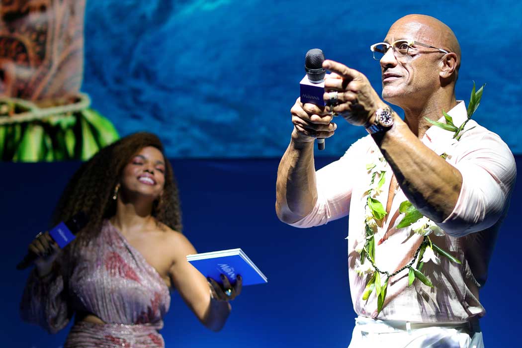 Dwayne Johnson - The Rock lança Moana no Brasil - com Jeniffer Nascimento (Divulgação)