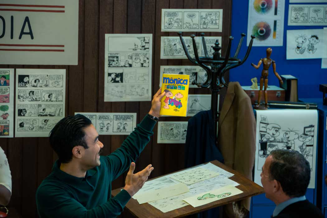 Mauro Sousa é Maurício de Sousa (Foto: Iury Senck)