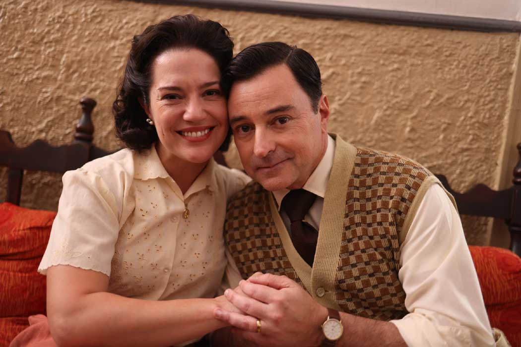 Natália Lage e Emílio Orciollo Neto são os pais de Mauricio no filme. (Foto: Vantoen Pereira Jr.)