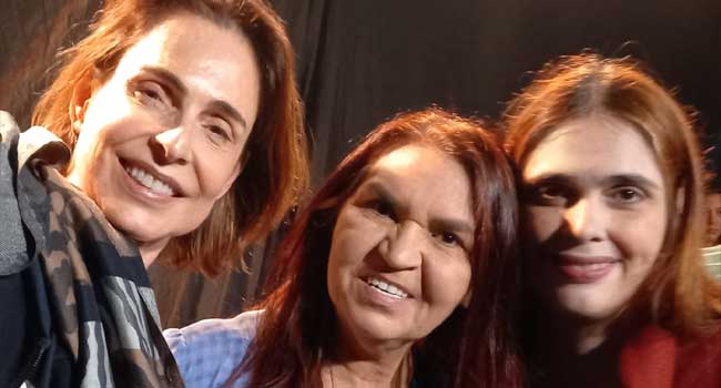 Silvia Pfeiffer, Kira Kahu e Manu Pfeiffer (Divulgação)