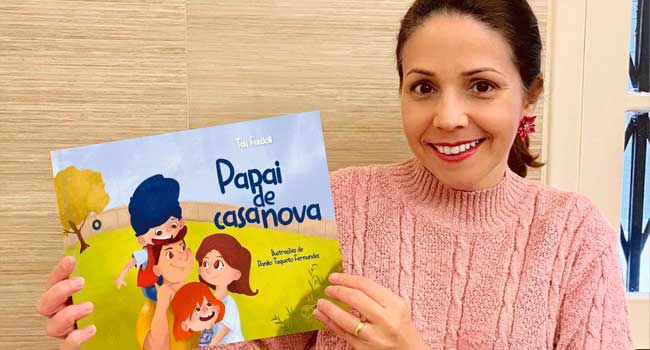 livro 'Papai de casa nova', de Tais Faccioli (Divulgação)