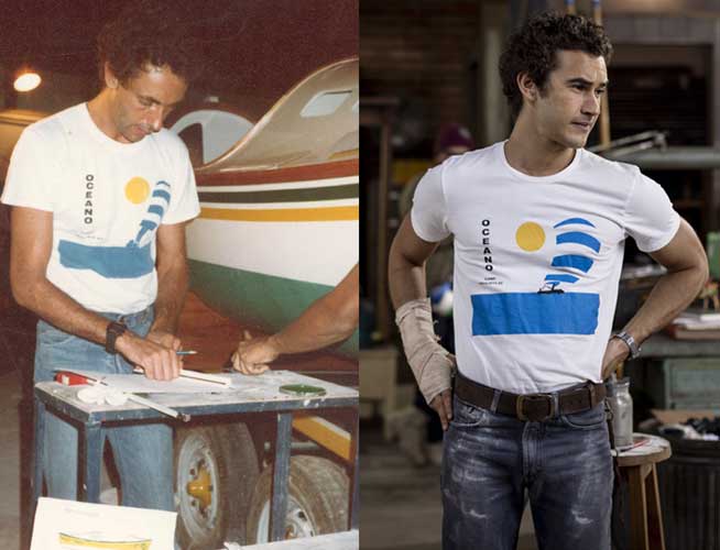Amyr (Foto: Laura Falzoni)/Filipe Bragança como Amyr Klink no Filme '100 DIAS' (Fabio Braga/Pivô Audiovisual)