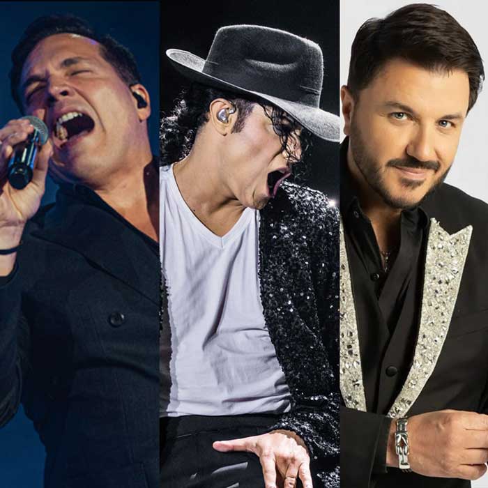 Daniel Boaventura, Rodrigo Teaser - tributo a Michael Jackson e Maurício Manieri (Divulgação)