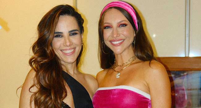 Wanessa e DJ Camilla Brunetta (Foto: Tinoco)