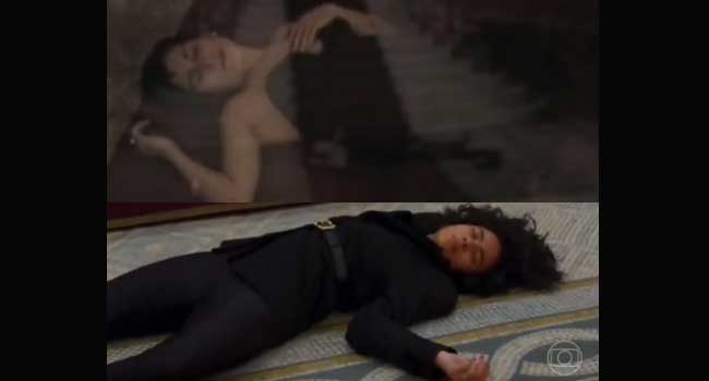 Bella Campos e Glória Pires no papel icônico de Maria de Fátima em Vale Tudo (Reprodução)