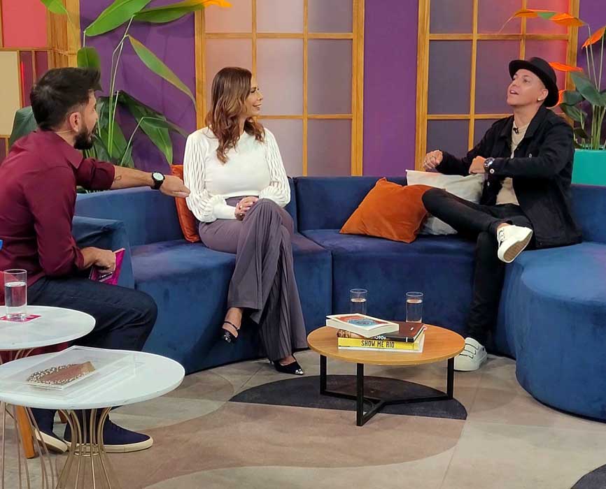 Fabrício Moreno no Programa "Vem Com A Gente", apresentado por Rodrigo Scheer e direção de Tininha Araújo (Divulgação)
