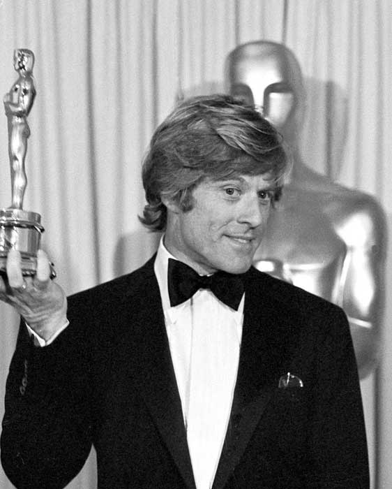 Robert Redford at The Oscars (Reprodução/Deborah Sher from Pinterest) 