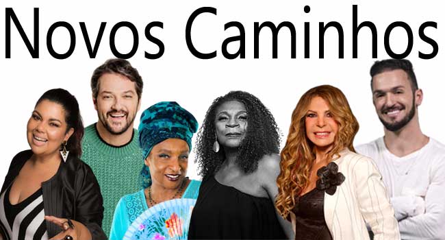 Fabiana Karla (Divulgação)/Marcelo Serrado (Divulgação)/Elisa Lucinda (Jonathan Estrella)/Zezé Motta (Divulgação)/Elba Ramalho(Divulgação) e Diego Hipólito (Divulgação).