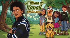 Roger Monsores ao lado dos inseparáveis amigos de Kapall (Divulgação)